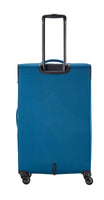 Travelite Chios Reisekoffer L Trolley Koffer 78cm 4 Rad / Rollen Dehnfalte TSA petrol