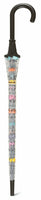 Regenschirm transparent durchsichtig Glockenschirm dots & stars happy rain