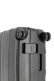 Travelite Korfu Reisekoffer M Trolley Rahmen Koffer 65cm 4 Rad / Rollen TSA schwarz