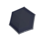 Knirps Rookie Kinder Regenschirm Taschenschirm Schirm leicht reflektierend navy blau