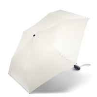 nachhaltiger Esprit Regenschirm Taschenschirm Easymatic Slimline whisper white weiß