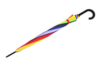 XXL großer Regenschirm Partnerschirm Stockschirm Regenbogen Schirm Ø130cm bunt