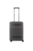 Travelite Korfu Reisekoffer S Trolley Rahmen Koffer 55cm 4 Rad / Rollen TSA Handgepäck schwarz