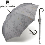 Pierre Cardin Damen Automatik Regenschirm Stockschirm floral Provence frost grey