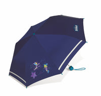 Scout Girls Kinder Regenschirm Taschenschirm mit Reflektionsstreifen Blue Star