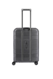 Travelite Korfu Reisekoffer M Trolley Rahmen Koffer 65cm 4 Rad / Rollen TSA schwarz
