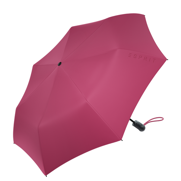 Esprit nachhaltiger Regenschirm Easymatic light Auf-Zu Automatik vivacious pink SONDERPOSTEN