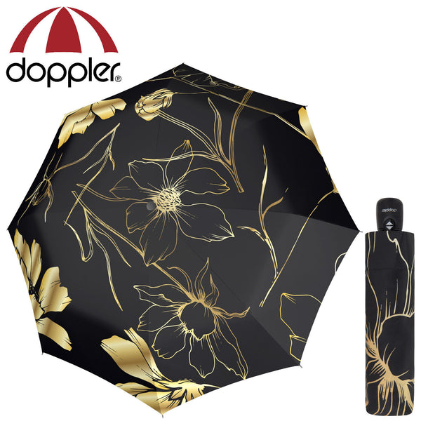 doppler Regenschirm Taschenschirm Fiber Magic Auf Zu Automatik Fiore Satin