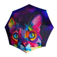 doppler Regenschirm Stockschirm mit Automatik modern.ART Kitten Katze