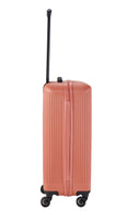 Travelite Bali Reisekoffer M Trolley 67cm 4 Rad Rollen TSA Hartschale koralle