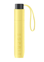 nachhaltiger Esprit Regenschirm Taschenschirm Schirm Mini Slimline yellow cream