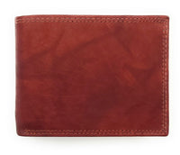 McLean echt Leder Geldbörse Portemonnaie Geldbeutel mit RFID Schutz rusty red
