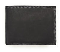 McLean echt Leder Geldbörse Portemonnaie Geldbeutel mit RFID Schutz schwarz grau