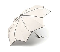 pierre cardin Damen Regenschirm Taschenschirm Auf-Zu Automatik Sunflower weiß