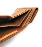 Hill Burry kleine echt Leder Damen Geldbörse Portemonnaie mit RFID NFC Schutz cognac braun