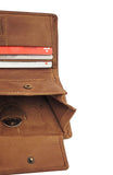 Jockey Club echt Leder Mini Geldbörse Hunterleder Toro vintage mit RFID Schutz