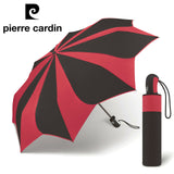pierre cardin Damen Regenschirm Taschenschirm Auf-Zu Automatik Sunflower schwarz rot