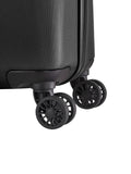 Travelite Bali Reisekoffer M Trolley Koffer 67cm 4 Rad / Rollen TSA Hartschale schwarz