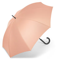 nachhaltiger Esprit Regenschirm Stockschirm Schirm mit Automatik Long AC pfirsich