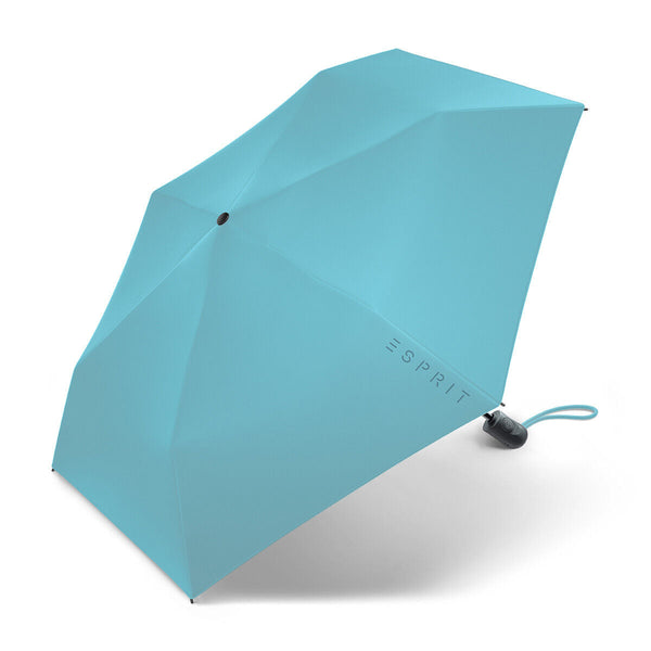 nachhaltiger Esprit Regenschirm Taschenschirm Easymatic Slimline peacock blue