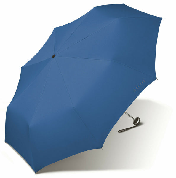 Esprit Regenschirm Taschenschirm Schirm Mini Alu Light leicht dark blue blau
