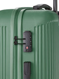 Travelite Bali Reisekoffer L Trolley Koffer 77cm 4 Rad / Rollen TSA Hartschale grün