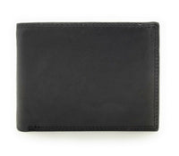 Jockey Club Basic echt Leder Geldbörse Portemonnaie Geldbeutel mit RFID NFC Schutz schwarz