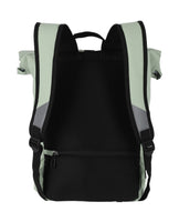 Travelite Rollup Fahrrad Rucksack Kurierrucksack Daypack aus wasserfester Plane mit Reflektoren pastell grün