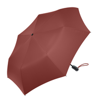 Esprit nachhaltiger Regenschirm Easymatic light Auf-Zu Automatik russet brown braun SONDERPOSTEN