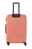 Travelite Bali Reisekoffer L Trolley Koffer 77cm 4 Rad / Rollen TSA Hartschale koralle