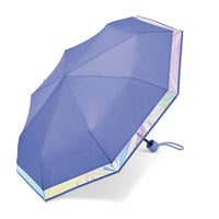 Esprit Regenschirm Taschenschirm Schirm Mini shiny border lolite irisierend