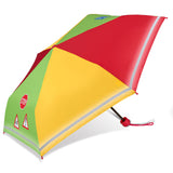 Kinder Regenschirm mit Reflektionsstreifen extra leicht stabil reflektierend bunt