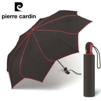 pierre cardin Damen Regenschirm Taschenschirm Auf-Zu Automatik Sunflower schwarz
