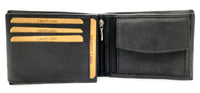 McLean echt Leder Herren Geldbörse Portemonnaie Geldbeutel mit RFID NFC Schutz schwarz