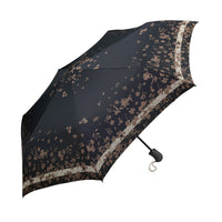Esprit Regenschirm Taschenschirm Easymatic Auf-Zu Automatik poetry flower black