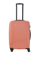 Travelite Bali Reisekoffer M Trolley 67cm 4 Rad Rollen TSA Hartschale koralle