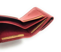 Hill Burry kleine echt Leder Damen Geldbörse Portemonnaie mit RFID NFC Schutz rot