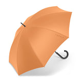 nachhaltiger Esprit Regenschirm Stockschirm Schirm mit Automatik Long AC muskmelon