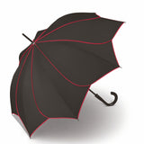 pierre cardin Regenschirm Stockschirm Automatik Sunflower Blütendach schwarz