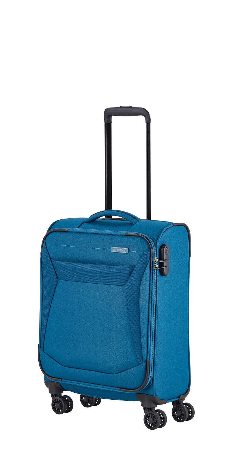 Travelite Chios Reisekoffer Trolley Bord-Koffer 55cm Handgepäck Bordgepäck  4Rad petrol